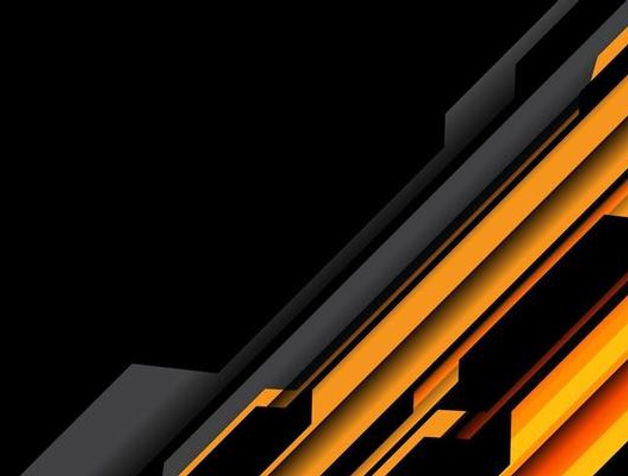 abstract-yellow-orange-grey-cyber-circui