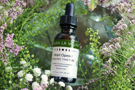 Herbal spagyric tinctures from Aura La Voura on sale now at Soap & Supply