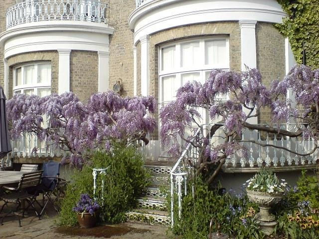 London terrace balcony