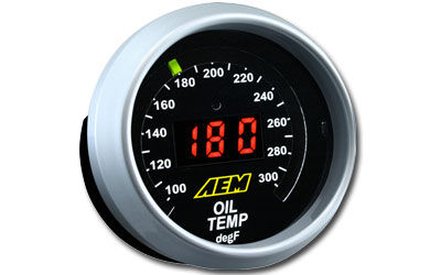 AEM Digital Oil/Water Temp Gauge