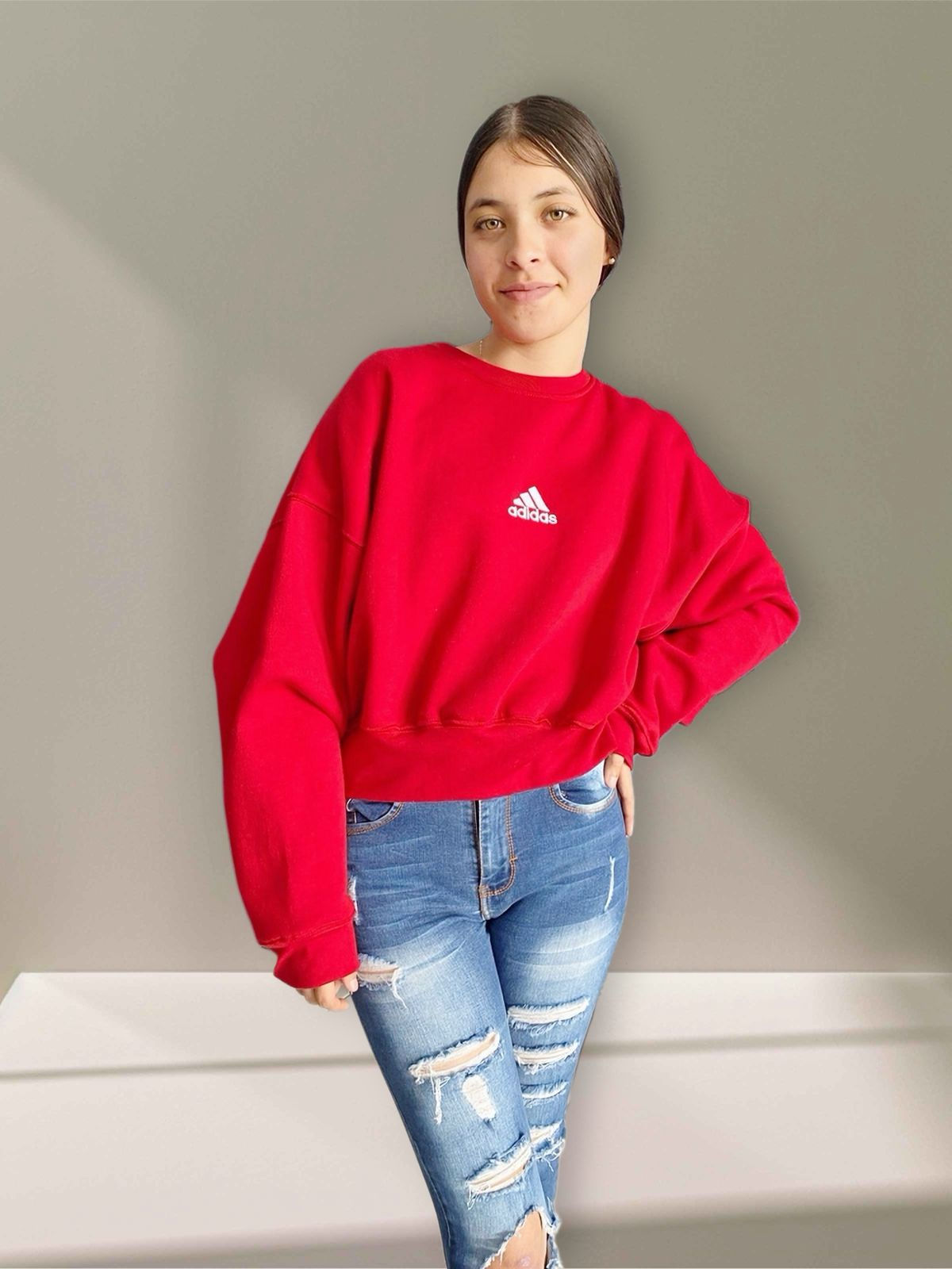 Hoodies  rojo Add oversize 