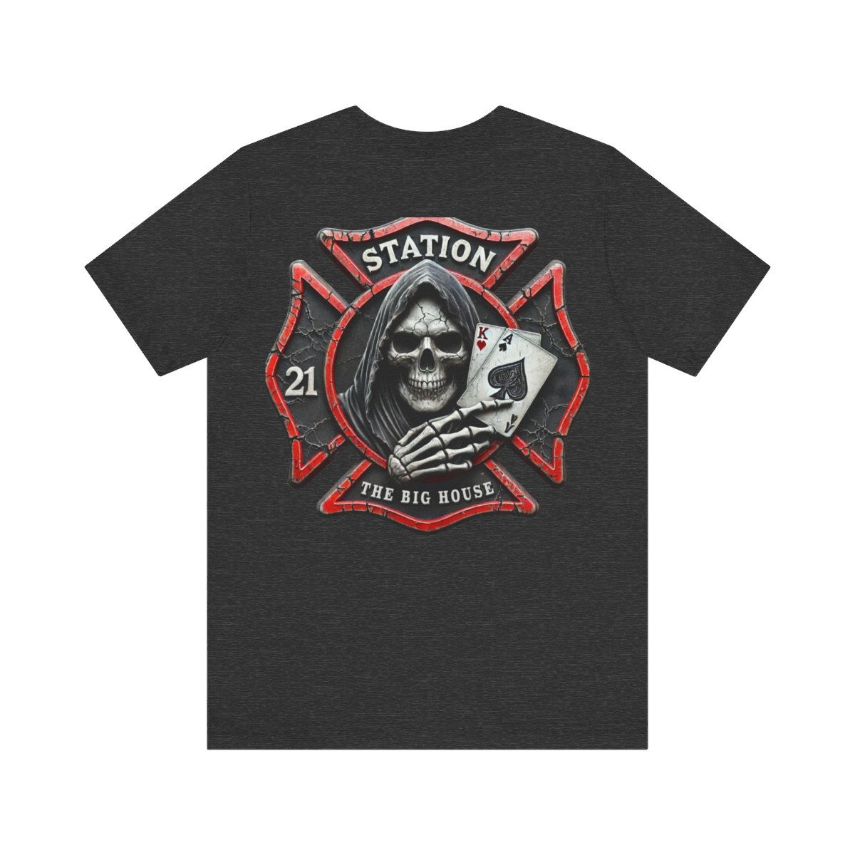 Face the Odds with the Station 21 Grim Reaper T-Shirt