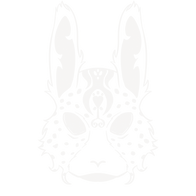 Dessin numérique masque de lapin