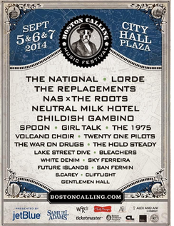 The National, Lorde Highlight September Edition of Boston Calling