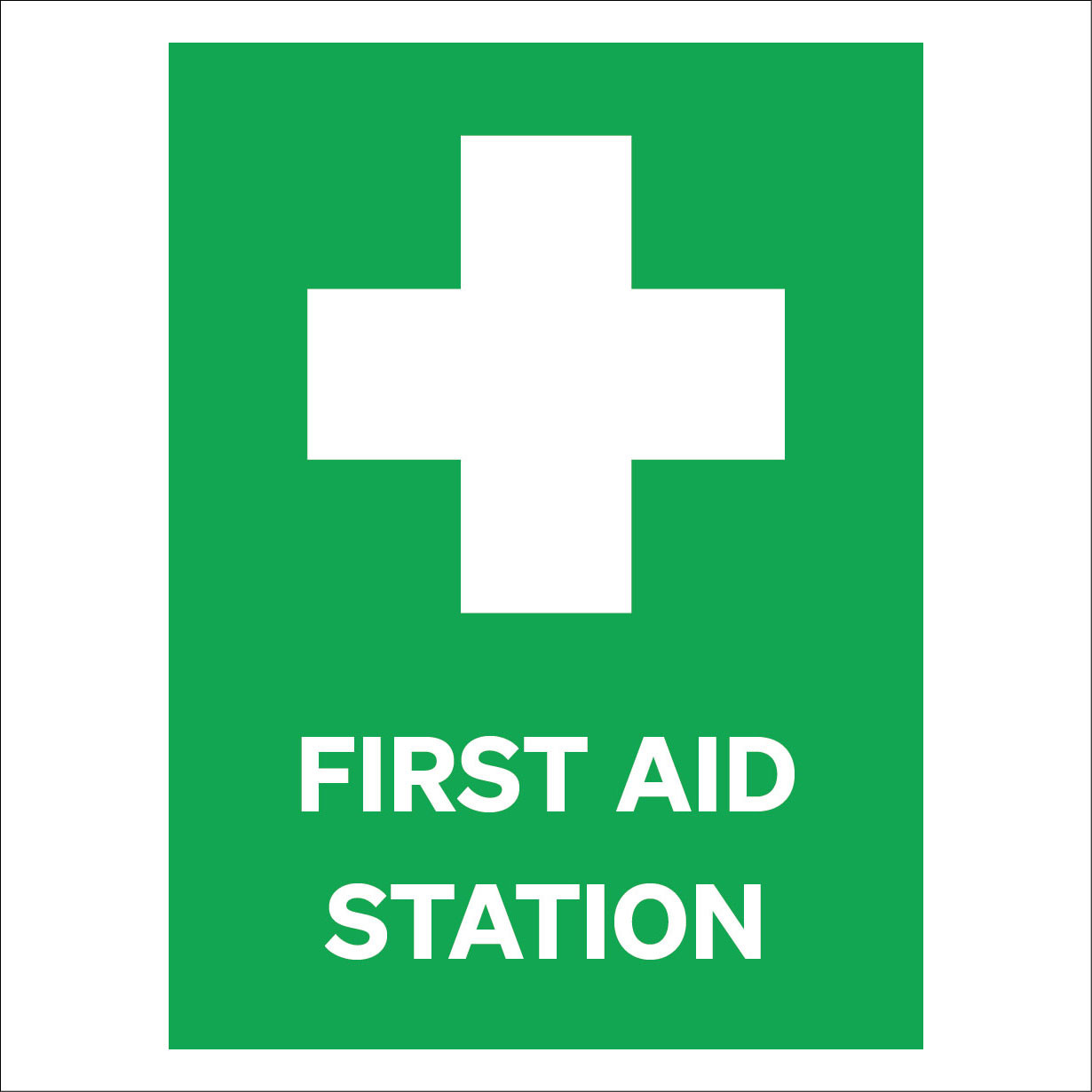 First Aid Station Sign
