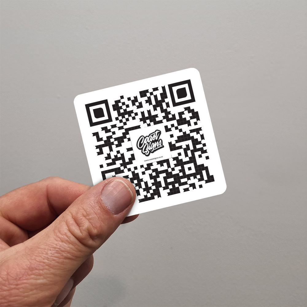 Custom Square QR Stickers