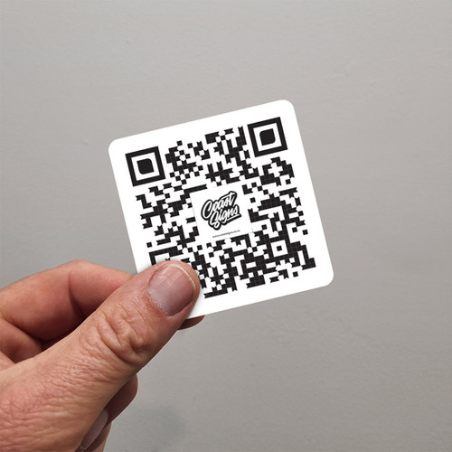 Custom Square QR Stickers | Coast Signs