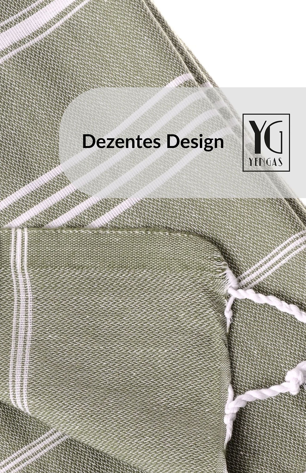 Miniaturbild: YENGAS Strand-/Saunatuch, 95x175cm, 100% Baumwolle, Oeko TEX Zertifiziert, grün