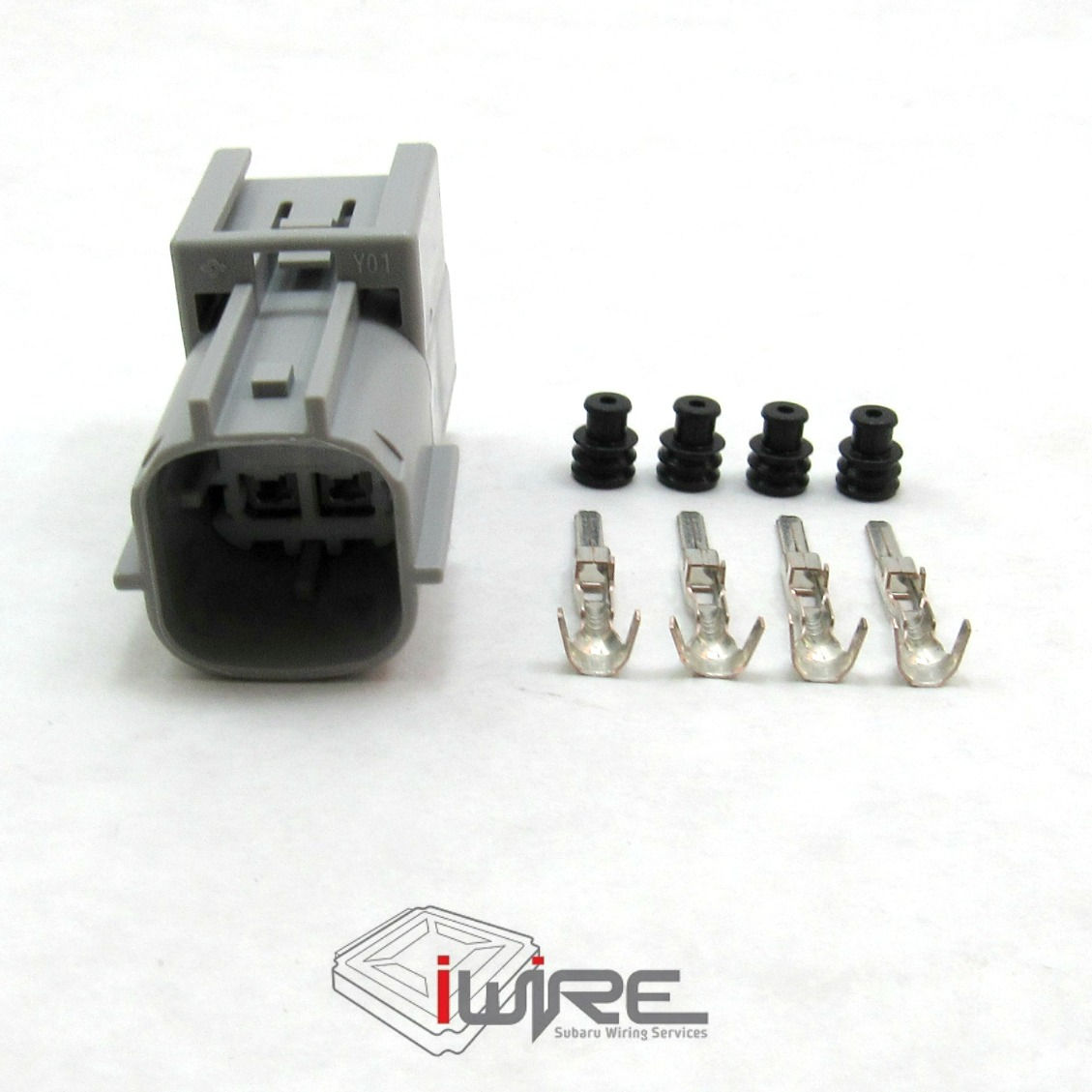 Rear O2 Sensor Receptacle for 15+ Subaru WRX, green 4 pin subaru receptacle, subaru replacement connector