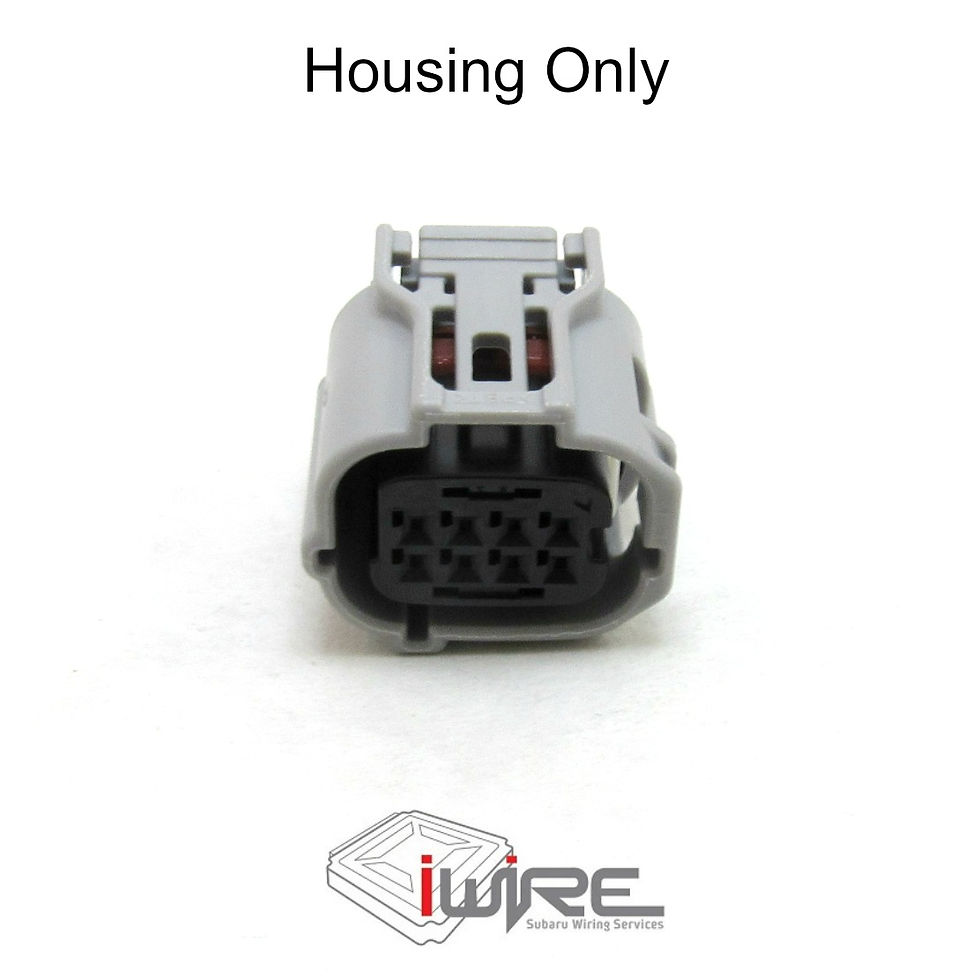 Thumbnail: Subaru OEM replacement connector Front View Camera Plug, 8 pin gray subaru plug