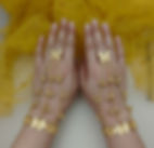 BUTTERFLY Gold Replica Adjustable Bracelet/ Handcuff fusion vogue