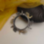 Peacock Bangle with Hanging 3D Charm Figures – Oxidised Dual Tone fusion vogue