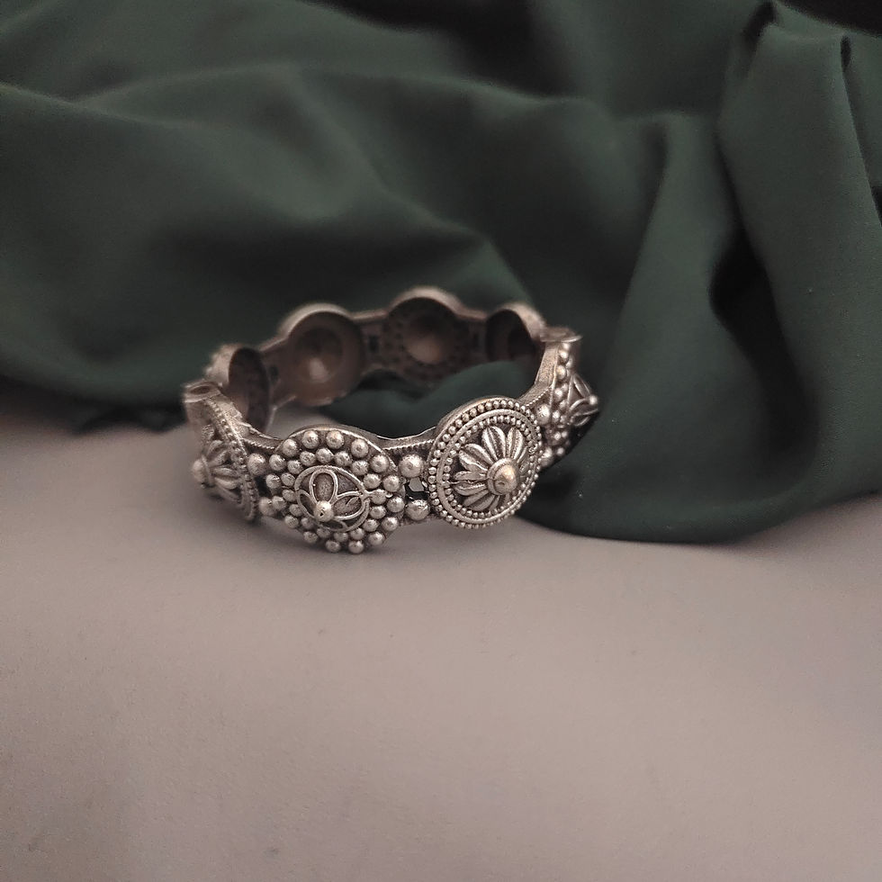 Silver Replica Screw Openable Bangle