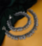 Oxidised German Silver Anklets