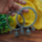 APARAJITA Oxidised Jhumki Bangles