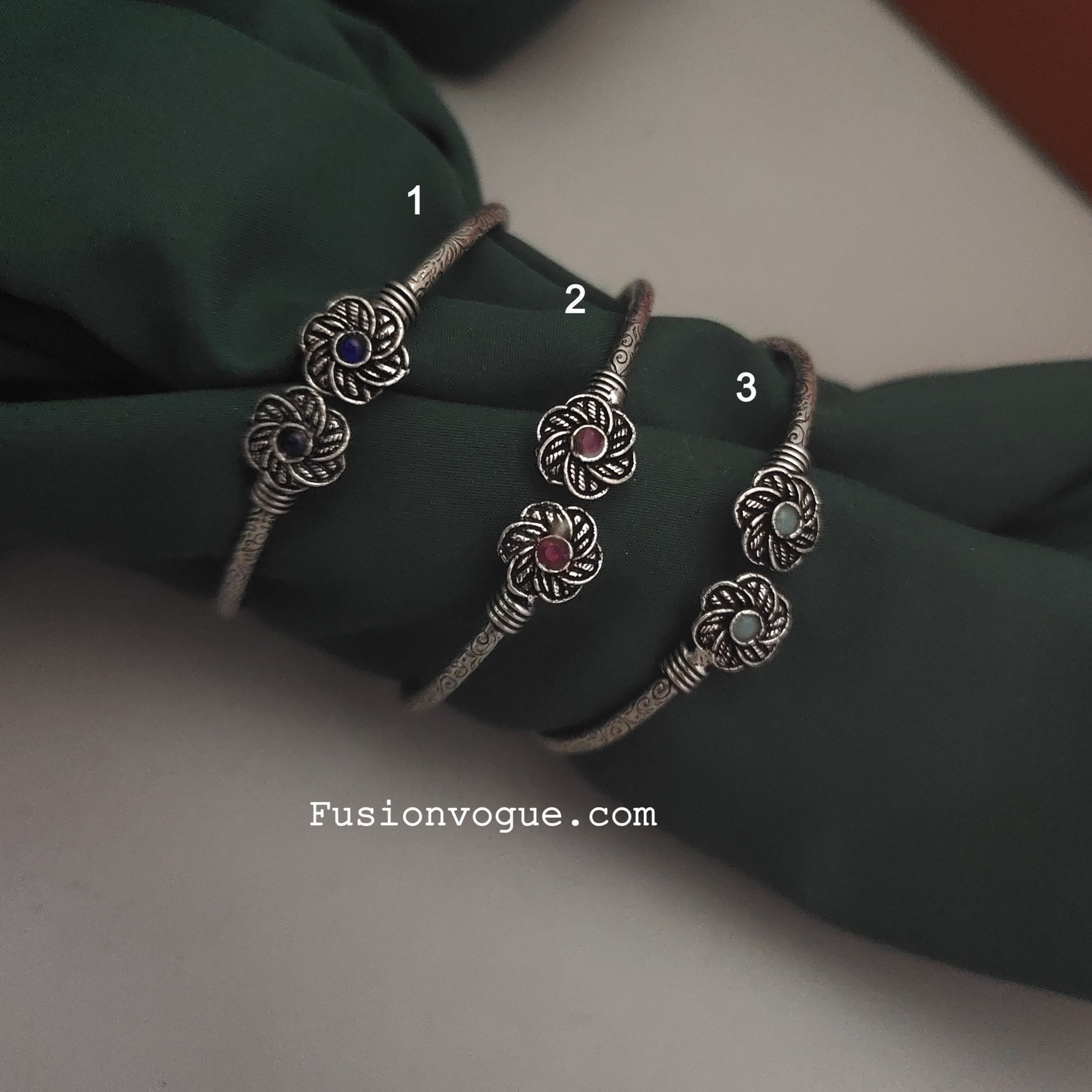 Oxidised Adjustable Bracelet