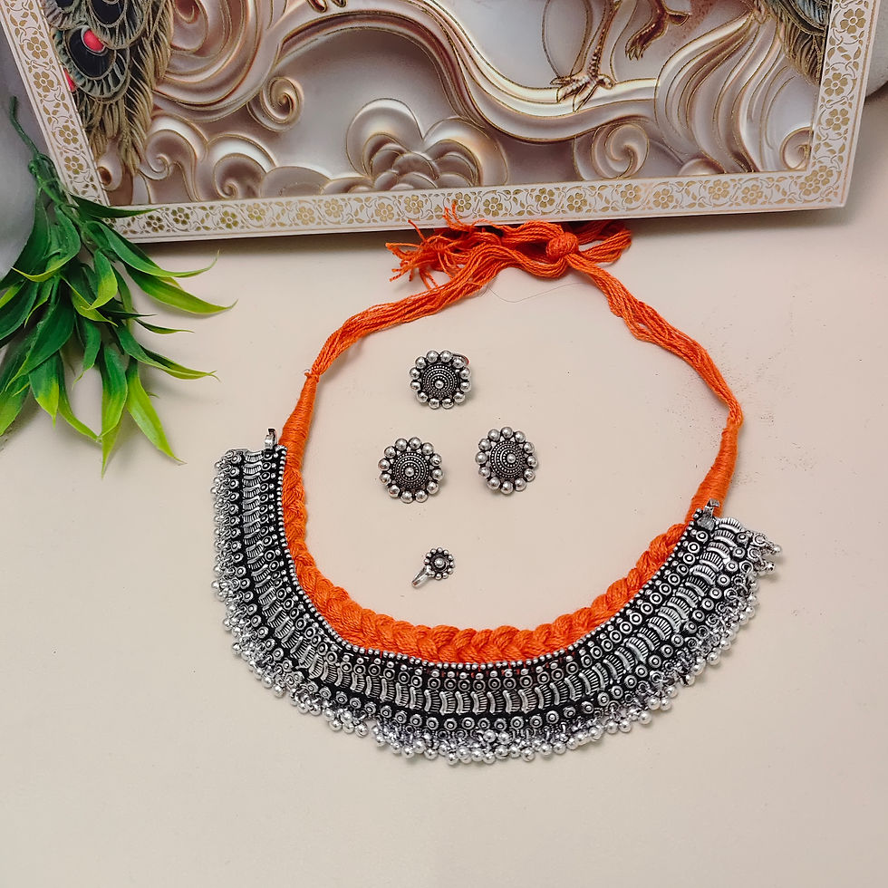 KAYRA Oxidized Conbo Set - Orange