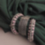 Oxidised Bangles Set of 3 pc - Pink