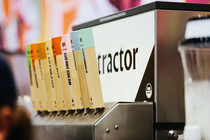 Custom drink dispenser handles 