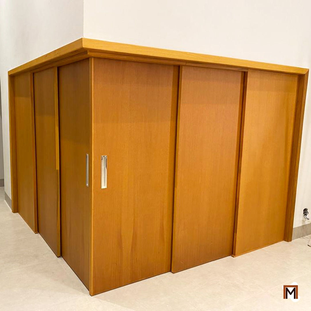 Porta Correr 6 Folhas em L