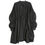 Thumbnail: Elegant black dress with puffy sleeves and button-up detail, Adine.