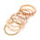 Thumbnail: Multiple Line Classy Stack Bracelet