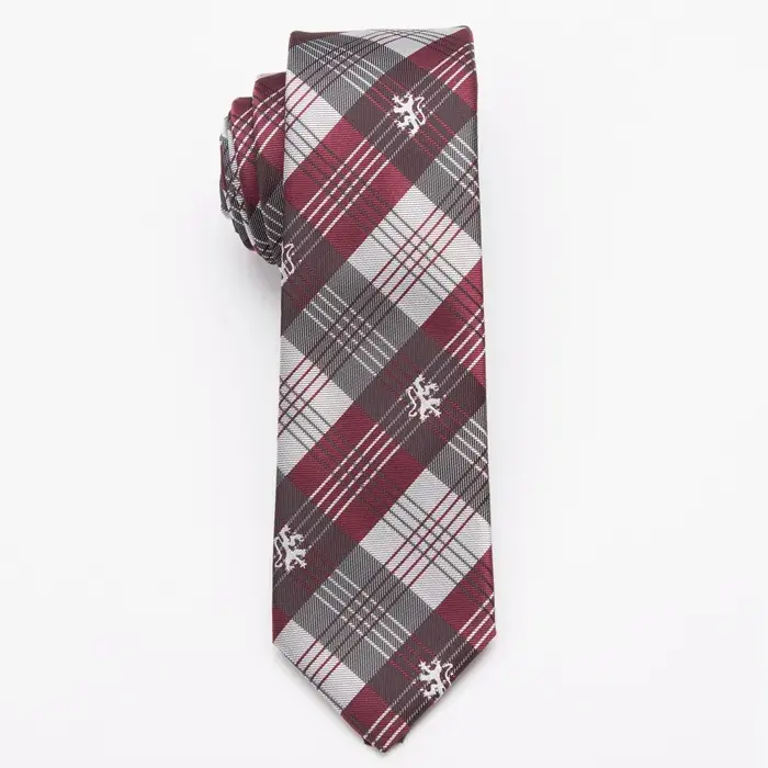 Thumbnail: Maroon patterned tie on white background; XGVOKH 20 Style Neck Tie Men Skinny Necktie Ties Polyester