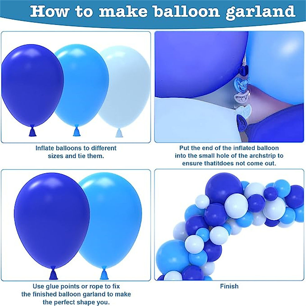 Thumbnail: Four-step guide on how to make a balloon garland arch.