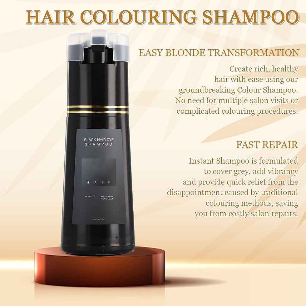 Thumbnail: Hair colouring shampoo bottle for blonde transformation