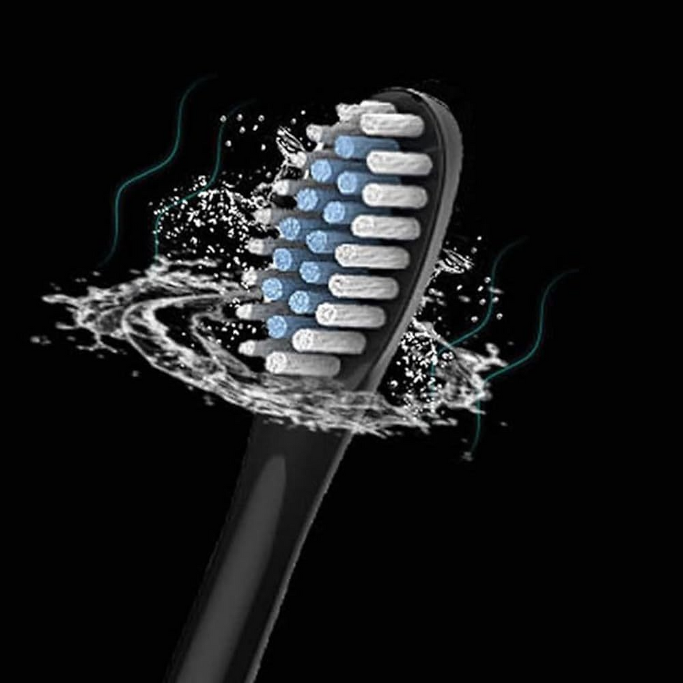 Thumbnail: Ultrasonic toothbrush head with water splash effect.