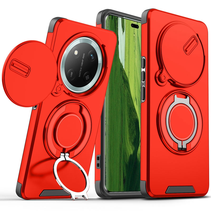 Thumbnail: Red Honor Magic7 Lite shockproof armor case with ring holder