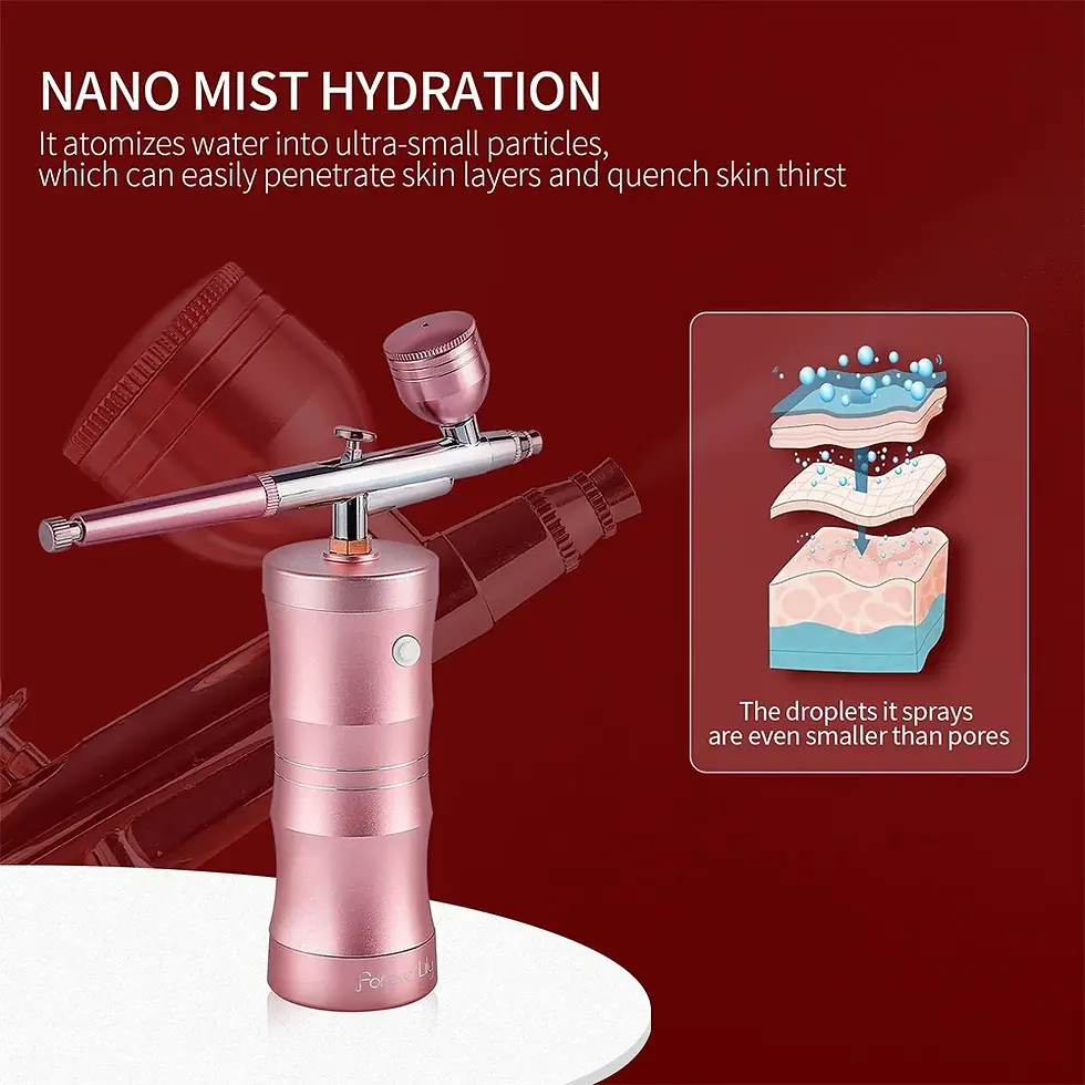 Thumbnail: Nano mist hydration device atomizes water, skin layers, quench thirst. Adine