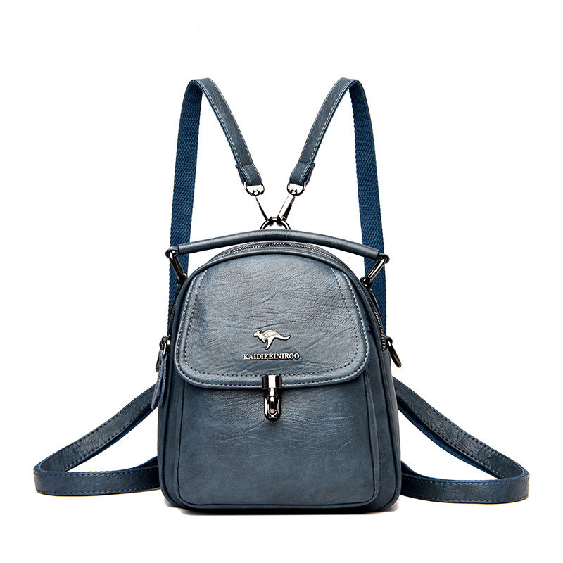 Thumbnail: Luxury design multifunction travel bag for female in blue