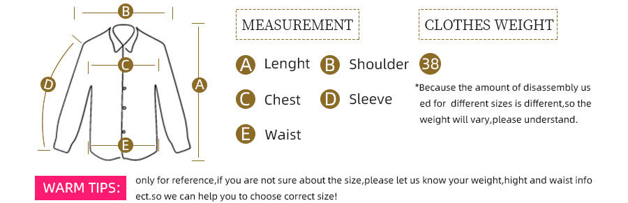 Thumbnail: Men's Oxford shirt measurement guide for length, chest, and sleeve