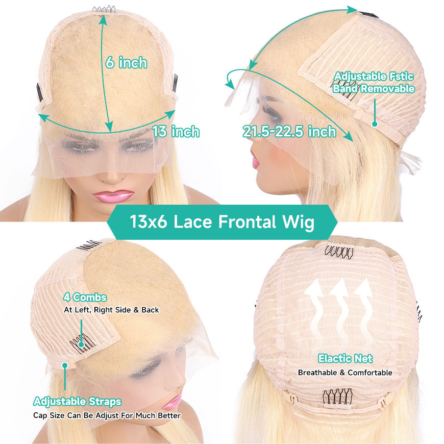 Thumbnail: Inside view of a 13x6 lace frontal wig cap structure