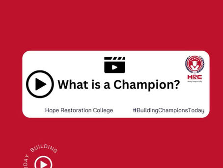 Building Champions Today – One Learner at a Time!
