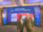 Our chairman, Dr.Arun Asaithambi, with the Secretary of the State of Iowa, US - Mr. Mike Naig. ( New