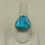 Thumbnail: SS w/ Austin Mine Blue Diamond Turquoise Hi-Grade 8.5x Ring by True West