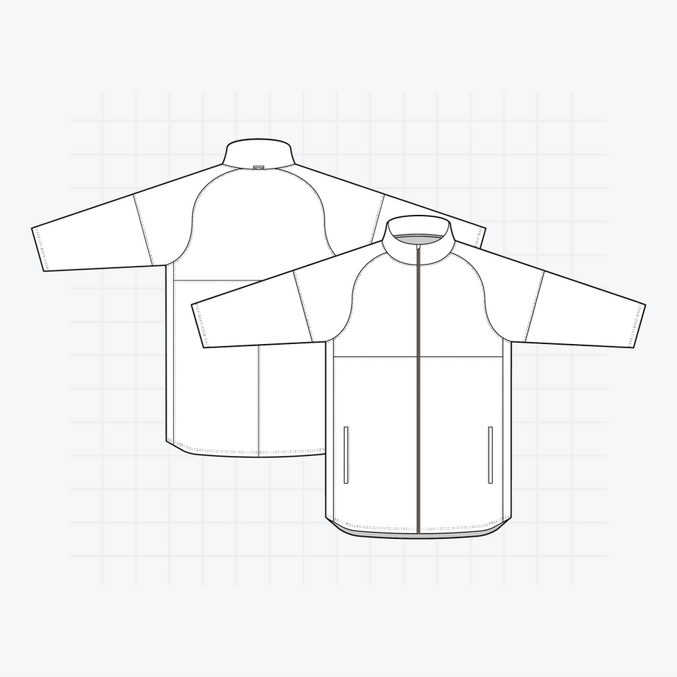 Customizable raglan fleece vector mockup template for fashion designers and streetwear brand showcases