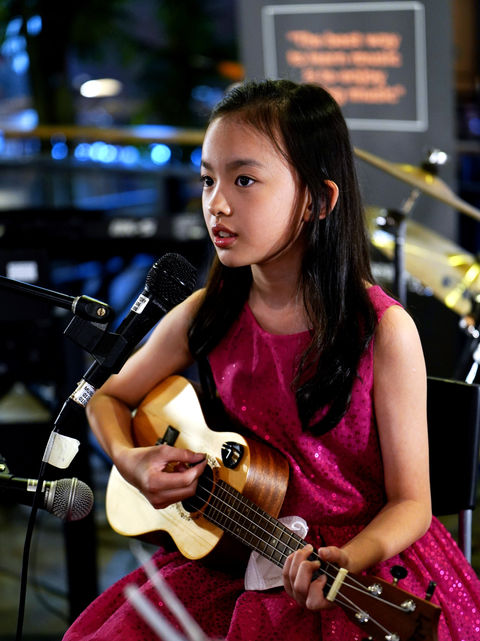 music school ukulele performance kids