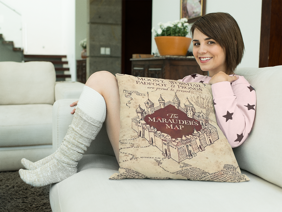 Miniatura: Lençol Harry Potter Mapa do Maroto