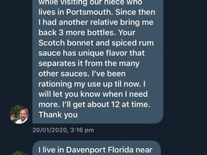 Good tidings from our friends across the oceans...