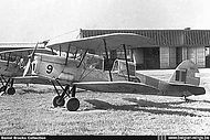 Stampe Vertongen SV-4B V-9 of the Koksijde based DEVS (Detachement Elementaire Vliegschool) or DEPE (Détachement Ecole de Pilotage Elémentaire) seen (most probably) at Goetsenhoven.