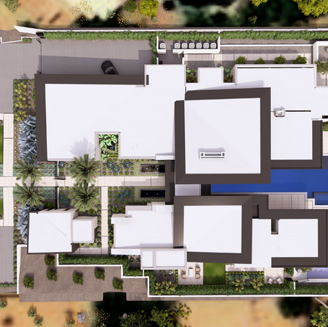 Modern home with open concept design in Paradise Valley, Arizona