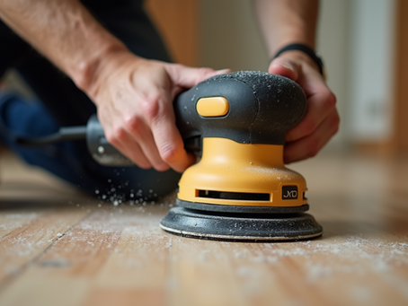 floor refinishing project in Alexandria va