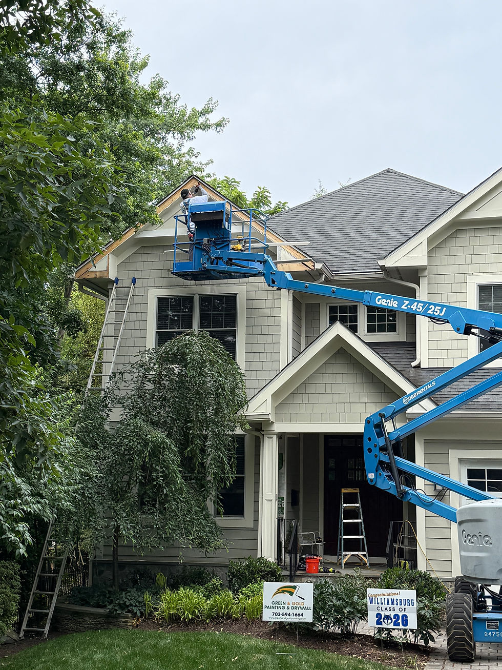 Exterior painting and carpentry in Arlington VA