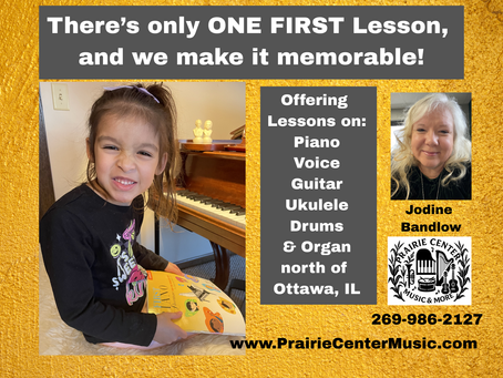 First Lessons are FUN!