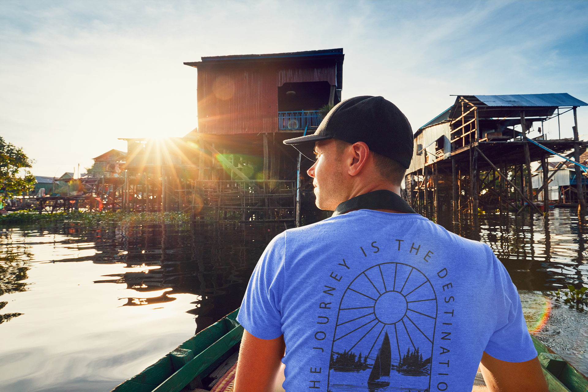 T-Shirt "The Journey is the Destination" – Der Weg ist das Ziel
