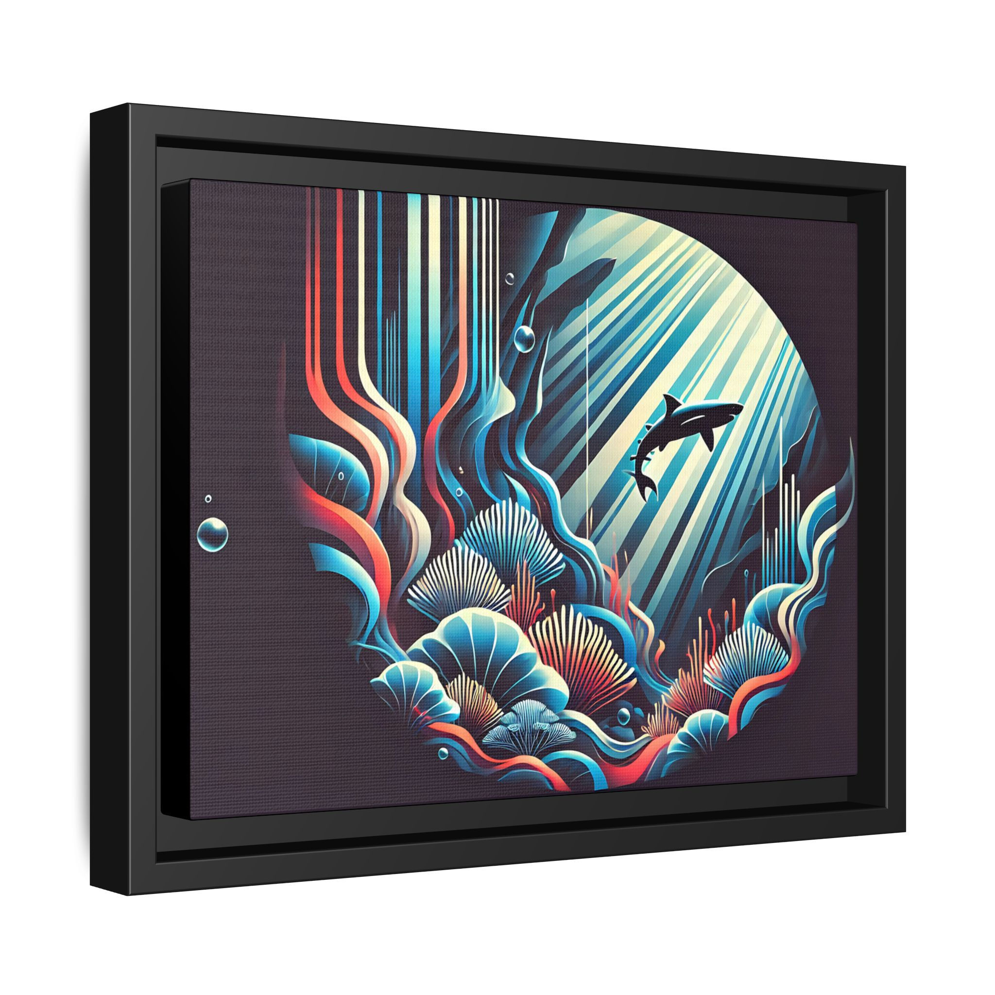 Wandbild auf Leinwand: "Unterwasserwelt in Farben"