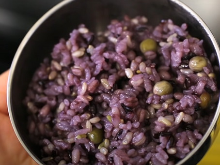 Korean "Grandma" Rice / Mixed Rice / Japgokbap (잡곡밥)